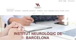 Desktop Screenshot of neurologicbarcelona.com